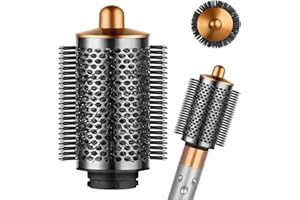 YTCHYYSK Large Round Volumizing Brush for Dyson Airwrap Attachments,Bigger Oval Round Brush Attachment for Dyson Air Wrap, Fluff up and Volumize for Styling