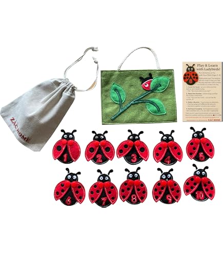The Puppet Company Marionnette à Doigts Coccinelle - PC020253 Pour Histoires Et Jeux