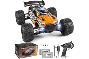 HAIBOXING Ferngesteuertes Auto 4WD RC Auto 1/18 36 km/h All Terrains Offroad Elektro Fahrzeug 2,4 GHz Offroad Monstertruck Buggy mit 2 wiederaufladbaren Batterien für Kinder und Erwachsene