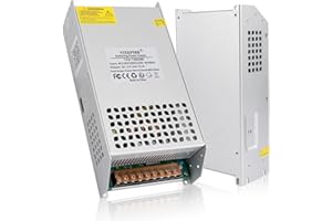 VIXKPIRR DC 12V 83.3A 1000W Fuente de Alimentación Transformador 220V CA a CC 12V Convertidor 83.3A 1000W Alimentacion Adaptador para 12Volt LED lámpara Motor Bomba CCTV Cámara Seguridad Car Stereo