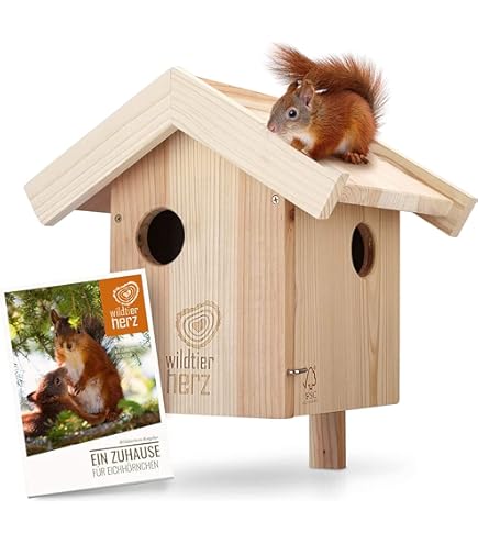 Casetta Per Scoiattoli HABAU - 30x30x30 Cm, Tetto In Lamiera Zincata, Premontata - Foto 3