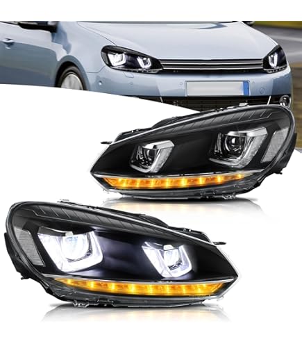 Jeu De Phares Avant Pour VW Crafter (à Partir De 06/2013) - Kit Gauche/Droite Avec Feux Diurnes, H7