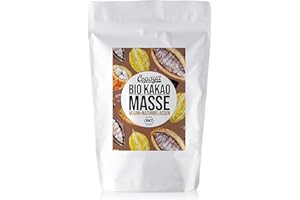 ‎COPAYA 1kg Copaya Bio Kakaomasse in Rohkostqualität, Peruanische Roh Kakao Paste aus Criollo Bohnen, Chunks, Naturbelassen