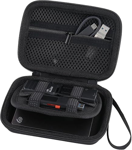 Étui De Transport EVA Pour SSD Portable X9/X10 - Protection Chocs, Anti-poussière - Dimensions 11x8,5x3,5 Cm
