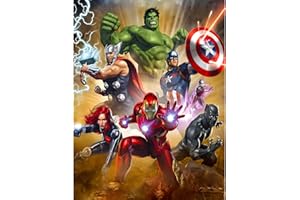 MOGTAA Supereroe Diamond Painting Kit Completo, Cartone animato Kit di pittura a diamante fai da te, 5D Diamond Painting Bambini Adulti, Strass Painting Decorazione per Casa 30x40cm