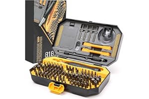 Zaxiva 145 in 1 Cacciaviti Precisione Set, Kit di Cacciaviti Magnetici Professionali, Attrezzide di riparazione con Torx Bits ecc, per iPhone, Switch, PS4, PS5, Xbox, Laptop, Orologi, Occhiali