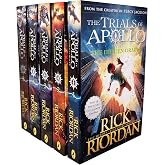 Rick Riordan Trials of Apollo Collection 5 Books Set (The Hidden Oracle, The Dark Prophecy, The Burning Maze, The Tyrant&rsquo;s To