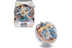 Spin Master Games - Perplexus Star Wars Mandalorian - Labyrinthe Parcours 3D avec 80 Défis, Figurine Grogu - Jeu d'action Et Réflexe - Casse Tete Enfant - Vertus Pédagogiques - Jeu Enfant 8 Ans Et +