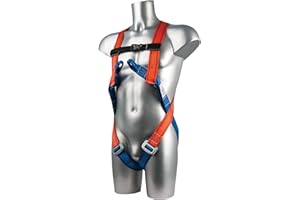 WORKWEAR WORLD 2 Point Chest Back Connection Safety Fall Arrest Full Body Harness