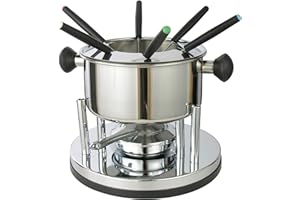 HAUSHALT INTERNATIONAL Fondue Set 10-tlg. Edelstahl