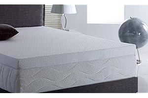 VISCO THERAPY Memory Foam Mattress Topper with Cover, 3 inch (Double (135 x 190 cm))