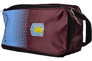 FOCO Aston Villa Football Club Boot Bag, Claret and Blue Fade Design, Sports Equipment Storage