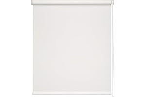 Easydeco - Estor Enrollable Screen (Blanco, 200_x_250_cm) | Tamaño Tela 196 x 250 cm