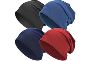 EINSKEY Gorro Hombre Mujer Cómodo Cálido Fino Gorra Beanie Hat para Running, Dormir, Quimio, Oncologico
