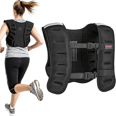 Gilet Lesté BEALIFE – 10 Kg, Réglable, 32 Poches Jusqu’à 35 Kg, Polyester Respirant, Pour Homme Et Femme, Entraînement Muscu.