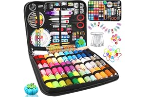 TWBEST 304pcs Kit da Cucito,Set da Cucito,Kit Cucito Set contiene 43 Rotoli di Filo Colorato,Set da Cucito con Accessori da Cucire con Cassetta Degli Attrezzi,per Principianti,Viaggiatori,Casa (304)