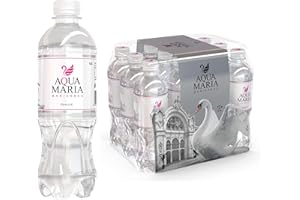 Aqua Maria Mineralwasser aus der Tschechischen Republik - Sprudelwasser mit geringer Mineralisierung - Das reinstes Wasser Medium aus dem tschechischen Marienbad-Kurort - 12er Packung, je 0.5 Liter