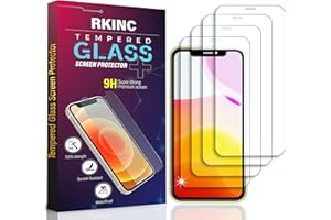 RKINC Screen Protector [4 Paq] for iPhone 11 Pro/iPhone XS/iPhone X 5.8-Inch, folia ze szkła hartowanego, 0.33 mm [Dożywotnia gwarancja] [Anti-scrating] [Anti-break] [No Bubbles