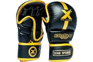 XN8 SPORTS XN8 MMA Gloves for Martial Arts Training and Grappling Sparring Mitts for Kickboxing Muay Thai