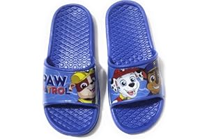 Requeteguay Urban RU Paw Patrol Flip-Flops für Kinder | Paw Patrol rutschfeste Sohle | Paw Patrol Flip-Flops für Strand oder Pool | Paw Patrol Chase, Marshall und Rubble