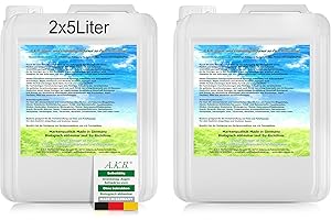 ‎A.K.B. A.K.B. Algen- und Grünbelagentferner 20-Fach Konzentrat (10L(2x5L)) bis 3000m²,Dachreiniger,Dachreinigung, Fassadenschutz 1910