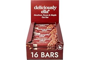 Deliciously Ella Oat Bars (Hazelnut, Pecan & Maple (16 bars))