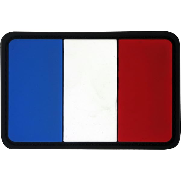 Écusson Drapeau France Croix De Lorraine Thermocollant 8x5.5cm - Patch Gaulle - Insigne