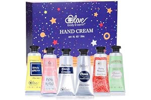 BODY & EARTH # LOVE Hand Cream Gift Set - Moisturizing Hand Cream Set with Natural Glycerin and Vitamin E, Pack of 6 Hand Lotion, Gift Sets for Women, Ideal Gifts for Her, Birthday Gifts for Women, Mothers Day Gifts