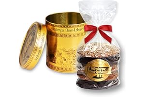 ‎LEBKUCHENWELT Gold Nuremberg 5 Mixed Gingerbread Trinket Box