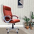 NEWTURN� Maxon (Pre-Assembled) High Back Leatherette revolving Work from Home/Office/Desk Chair,Adjustable Height Chair/Workstations/Study Room Chair (HIGH Back TAN) with 2 Years Warranty