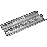 MasterClass KCMCCB90 Crusty Bake Perforated Baguette Baking Tray with PFOA Free Non Stick, Gift Boxed, Robust 1 mm Carbon Ste