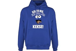 Shirtracer - Hoodie Herren Pullover Männer - Karneval & Fasching - Ich tu nix Ich Will nur Kekse - Keksmonster Cookie Monster Keks