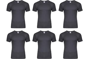 WARMLAND 6 x Mens Thermal Long Johns Top Bottom Underwear Trousers T Shirt Set S M L XL