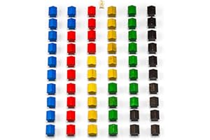 Waldfelsen® Pietre di legno: 60 case in legno di faggio in cinque accessori per giochi da tavolo