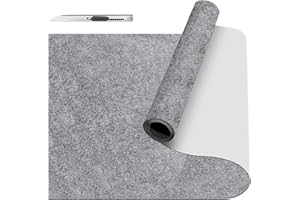 Fondlife Selbstklebende Filzgleiter,150 * 40cm Selbstklebender klebriger Filz,2mm Filz Selbstklebend Möbelgleiter,Filzgleiter Selbstklebend für Couch, Cup Mat, Tischbeine,DIY (Dunkelgrau)