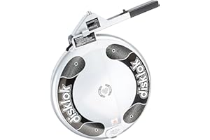 DEFA 86502 Disklok Lenkradschloss, 35-39 cm, Silber