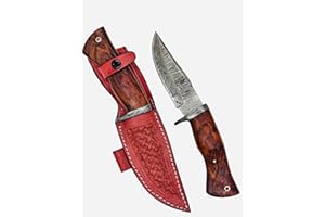 CraftTal Handgeschmiedet Taschenmesser-Jagdmesser-150 Damast Lagen messerscharfe Klinge Walnuss Griff survival messer Buschcraft messer Geschenk für Jäger. Geschenk für ihn
