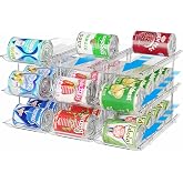BingoHive Automatic Organizer Cans Pantry 3 Levels Combinable | Can Organizer Fridge with Automatic Bearing, 36 Cans Modular