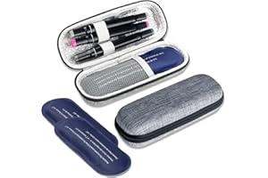 roargy Insulinkühler-Reisetasche mit 2 Kühlakkus, tragbare Medikamenten-Diabetiker-Kühler-Organizer-Tasche, Insulin-Tragetasche für Diabetiker-Zubehör (blau), blau, Kühltasche für Diabetiker