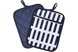 TTAMG Baminx Ofenhandschuhe zum Kochen und Backen, Topflappen und Grill-Werkzeuge, hitzebeständige Silikon-Ofenhandschuhe, wasserdichte Küchenhandschuhe(HT-Topfhalter)