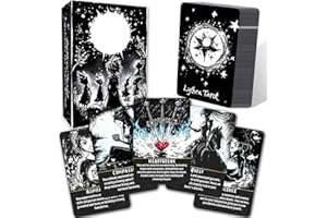 SISHUI 78 Lythra Tarot Card Set, Tarot Oracle Cards for Beginners, Spiritual Tools for Intuition, Emotional Insight and Inner Wisdom, Suitable for Beginners and Advanced Readers