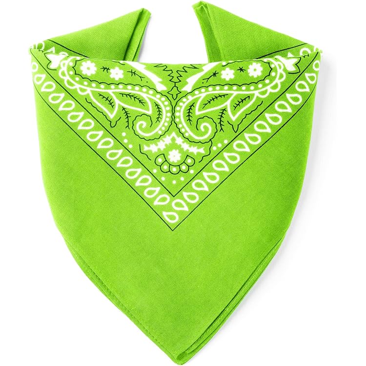 2 Stück, Bandana Damen Herren, Kopftuch, Halstuch Herren, Bandana Schwarz, Für Unisex Tuch Bindetuch, Headwear, Haar, Schal, Paisley Muster, Schwarz Und Weiß (55 X 55 Cm