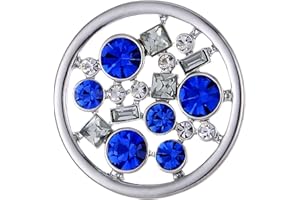 Morella Damen Amulett Coins 33 mm Zirkoniasteine