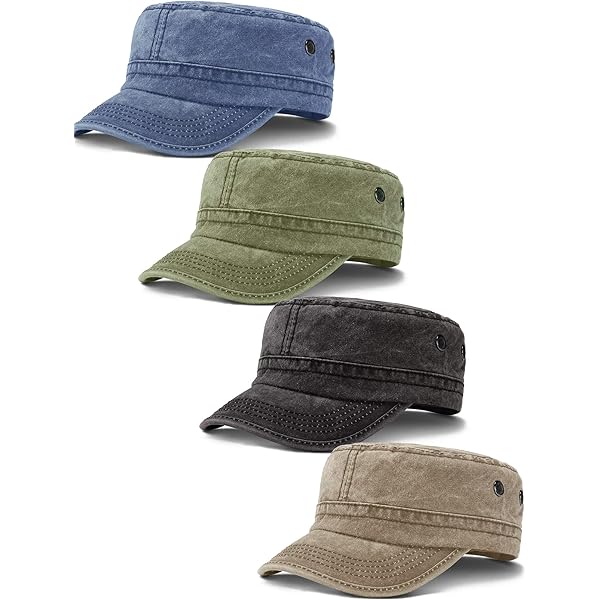 Buy 8 Pcs Military Caps for Men Cadet Army Caps Adjustable