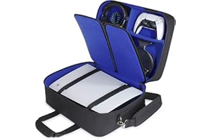 USA Gear PS5 Custodia - Custodia per Console Compatibile con PlayStation 5 e PS5 Digital Edition