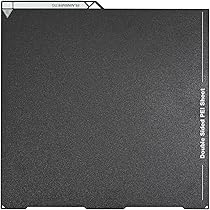 Kobra 3 PEI bouwplaat, 256 x 268 mm, dubbelzijdig gestructureerd PEI-printbedplatform voor Anycubic Kobra 3, Kobra 3 Combo 3D-printer