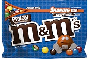 M&M's Pretzel Crunchy Salty Sweet Chocolate Candies Sharing Size 226.8g