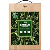 Pigeon By Stovekraft Large Natural Bamboo Wood Chopping Cutting Board for Kitchen Vegetables, Fruits & Cheese, BPA Free, Eco-