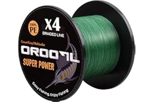 OROOTL Geflochtene Angelschnur 100M~1000M 4fach PE Geflochten Angeln Schnüre Braided Fishing Line(10LB-133LB) für das Salzwasser Süßwasser
