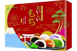 yoaxia ® - [ 900g ] Mixed Mochi Set | 5 verschiedenen Sorten Klebreiskuchen | 30 Mochis